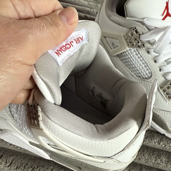 Nike Air Jordan Retro 4 White Oreo CT8527-100 US 7 / EUR 40 CLEAN FAST SHIPPING - Picture 9 of 11